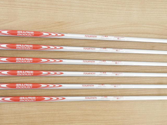 Iron set : Taylormade : ชุดเหล็ก Taylormade P7MB Forged (ออกปี 2023 ซีรี่ย์ท้อปสุด) มีเหล็ก 5-Pw (6 ชิ้น) ก้านเหล็ก NS Pro Modus 105 Flex S
