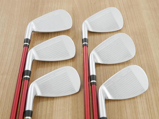 Iron set : Yamaha : ชุดเหล็ก Yamaha Inpres RMX UD+2 (ปี 2017 ตีไกลที่สุด ไกลกว่าเหล็กทั่วไป 2 เบอร์) มีเหล็ก 7-Pw,Aw,As (6 ชิ้น) ก้านกราไฟต์ Mitsubishi Bassara i50xct Flex R