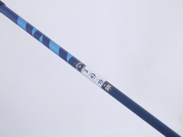 Fairway Wood : callaway : หัวไม้ 3 Callaway Paradym X (รุ่นปี 2023 Japan Spec.) Loft 15 (ปรับได้) ก้าน Fujikura Ventus TR 5 Flex SR
