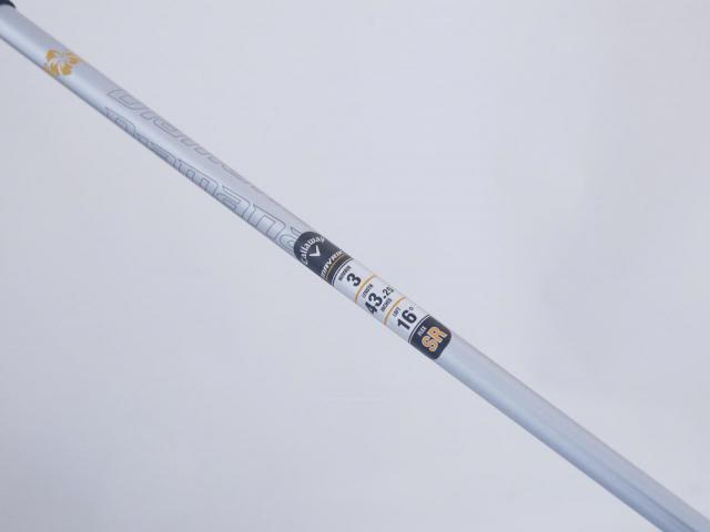 Fairway Wood : callaway : หัวไม้ 3 Callaway Mavrik MAX (ปี 2021 Japan Spec.) Loft 16 ก้าน Mitsubishi Diamana 40 Flex SR