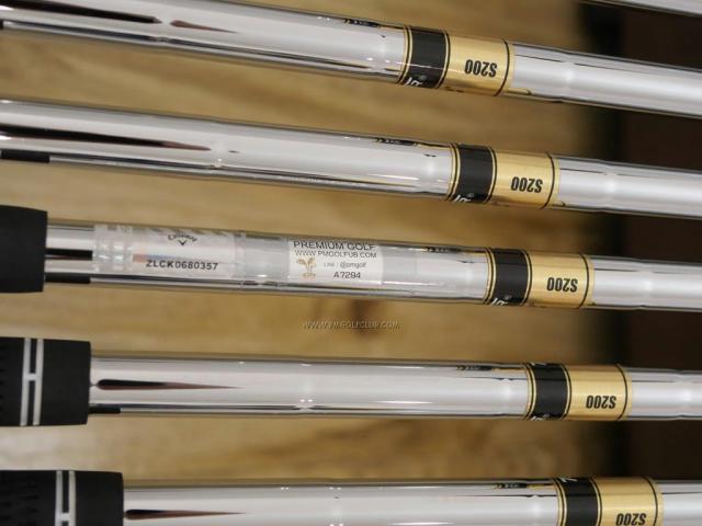 Iron set : Callaway : ชุดเหล็ก Callaway APEX Pro Forged (ออกปี 2019) มีเหล็ก 4-Pw (7 ชิ้น) ก้านเหล็ก Dynamic Gold S200