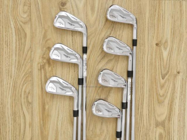 Iron set : Callaway : ชุดเหล็ก Callaway APEX Pro Forged (ออกปี 2019) มีเหล็ก 4-Pw (7 ชิ้น) ก้านเหล็ก Dynamic Gold S200