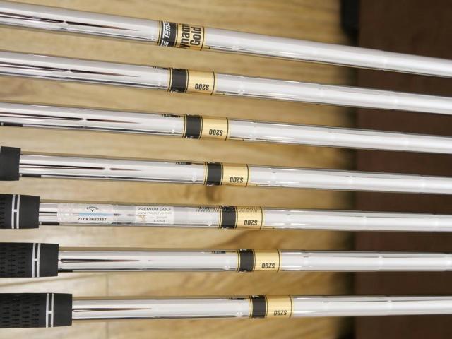 Iron set : Callaway : ชุดเหล็ก Callaway APEX Pro Forged (ออกปี 2019) มีเหล็ก 4-Pw (7 ชิ้น) ก้านเหล็ก Dynamic Gold S200
