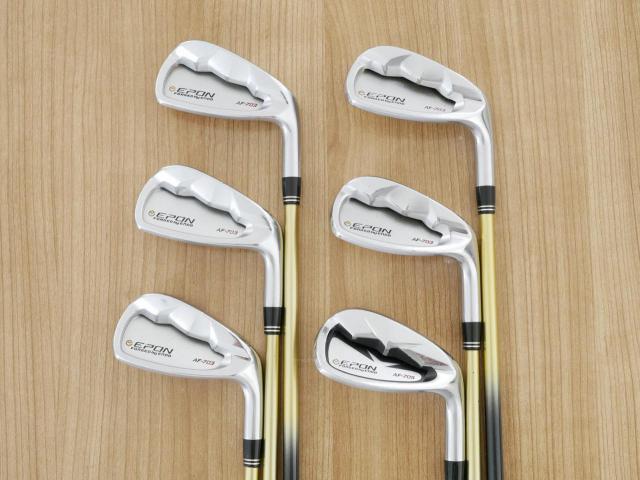 Iron set : Epon : ชุดเหล็ก EPON AF-703 Forged มีเหล็ก 6-Pw,Aw (6 ชิ้น) สุดยอดก้าน Waccine Compo GR51K Flex R
