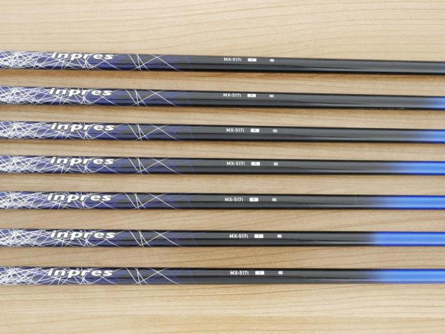 Iron set : Yamaha : ชุดเหล็ก Yamaha Inpres UD+2 (ปี 2018 ตีไกลที่สุด ไกลกว่าเหล็กทั่วไป 2 เบอร์) มีเหล็ก 6-Pw,Aw,As (7 ชิ้น) ก้านกราไฟต์ Flex R