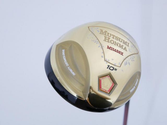 Driver : Other Brand : **มีบุบ** ไดรเวอร์ Mutsumi Honma MH488X (หัวขนาด 488cc. หน้าเด้งเกินกฏ) Loft 10.5 Flex R