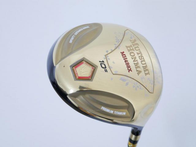 Driver : Other Brand : **มีบุบ** ไดรเวอร์ Mutsumi Honma MH488X (หัวขนาด 488cc. หน้าเด้งเกินกฏ) Loft 10.5 Flex R