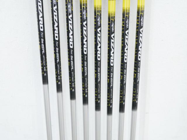 Iron set : Honma : ชุดเหล็ก Honma Bezeal 525 (ออกปี 2016 รุ่นนี้ใบใหญ่ที่สุดของ Honma) มีเหล็ก 6-11,Aw,Sw (8 ชิ้น เทียบเท่า 5-Pw,Aw,Sw) ก้านกราไฟต์ Honma Vizard 48 Flex S
