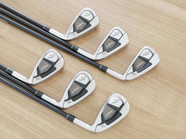 Iron set : Callaway : ชุดเหล็ก Callaway Rogue ST Max Fast (ออกปี 2022 ตีง่ายที่สุด ไกลสุดของ Callaway) มีเหล็ก 6-Pw,Aw (6 ชิ้น) ก้านกราไฟต์ Fujikura Speeder NX 40 Flex R