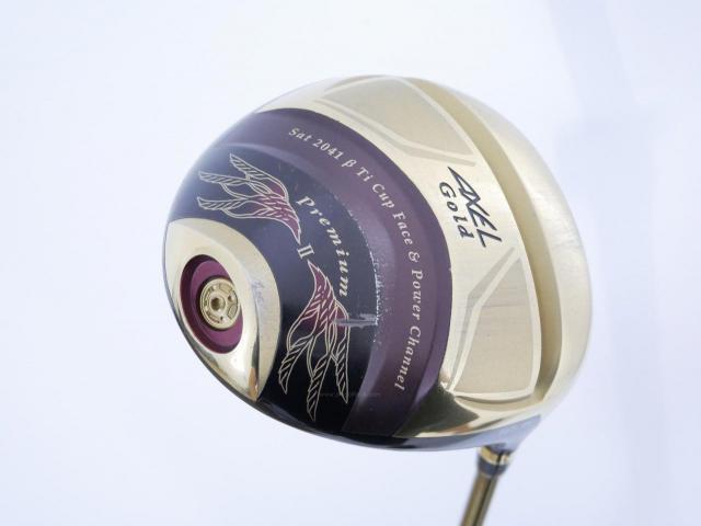 Driver : Tsuruya : Tsuruya AXEL Gold Premium II (รุ่นปี 2017 ตัวท๊อป หน้าเด้งสุดๆ COR 0.86 ของใหม่ 4 หมื่น) Loft 10.5 Flex R