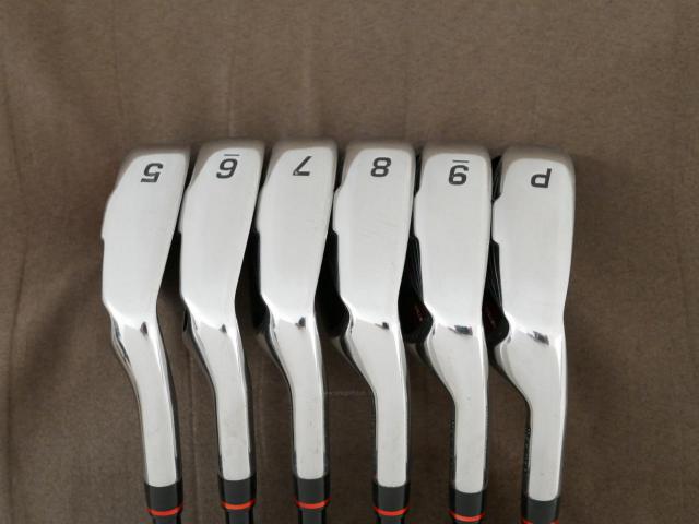 Iron set : Maruman : ชุดเหล็ก Maruman Red-V (ใบใหญ่ ตีง่าย) มีเหล็ก 5-Pw (6 ชิ้น) ก้านกราไฟต์ Flex S