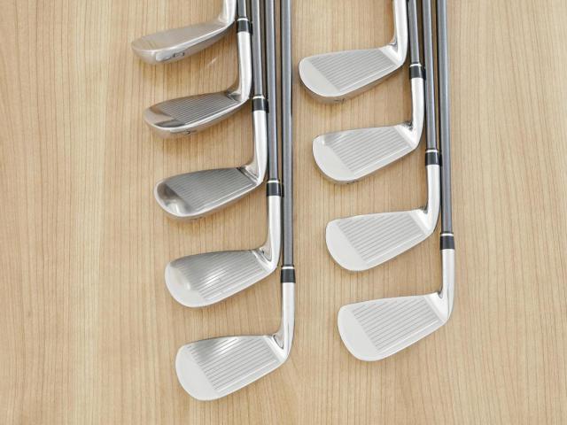 Iron set : Other Brand : ชุดเหล็ก Wilson TAB TC-1 (รุ่นท๊อปสุด หน้าเด้ง ตีไกล) มีเหล็ก 4-Pw,Aw,Sw (9 ชิ้น) ก้านกราไฟต์ Flex R