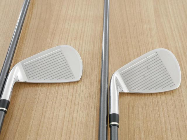 Iron set : Other Brand : ชุดเหล็ก Wilson TAB TC-1 (รุ่นท๊อปสุด หน้าเด้ง ตีไกล) มีเหล็ก 4-Pw,Aw,Sw (9 ชิ้น) ก้านกราไฟต์ Flex R