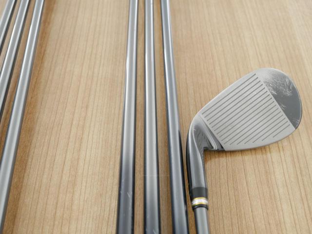 Iron set : Tsuruya : ชุดเหล็ก Tsuruya AXEL Gold Premium V (ออกปี 2023 ของใหม่ 7 หมื่นกว่าบาท หน้าเด้งสุดๆ ไกลสุดๆๆ) มีเหล็ก 7-Pw,Aw,As,Sw (7 ชิ้น ครบเซ็ต) ก้านกราไฟต์ Flex R