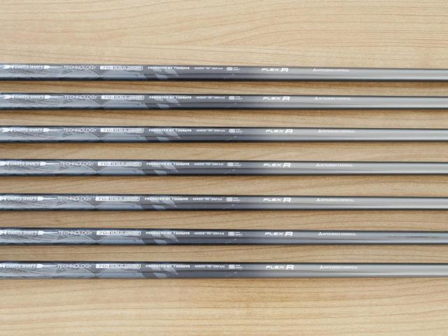 Iron set : Tsuruya : ชุดเหล็ก Tsuruya AXEL Gold Premium V (ออกปี 2023 ของใหม่ 7 หมื่นกว่าบาท หน้าเด้งสุดๆ ไกลสุดๆๆ) มีเหล็ก 7-Pw,Aw,As,Sw (7 ชิ้น ครบเซ็ต) ก้านกราไฟต์ Flex R