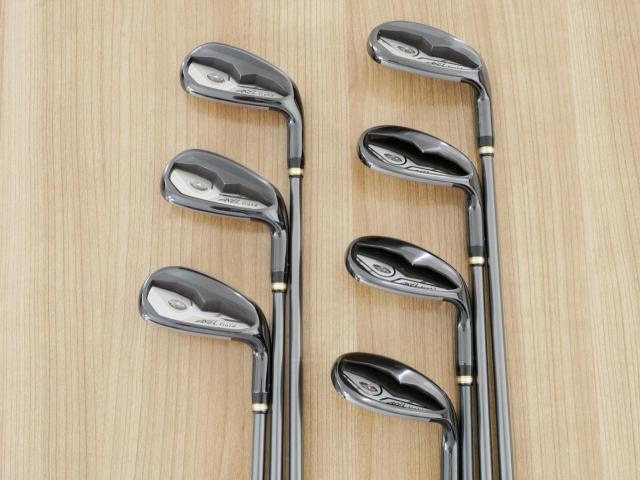 Iron set : Tsuruya : ชุดเหล็ก Tsuruya AXEL Gold Premium V (ออกปี 2023 ของใหม่ 7 หมื่นกว่าบาท หน้าเด้งสุดๆ ไกลสุดๆๆ) มีเหล็ก 7-Pw,Aw,As,Sw (7 ชิ้น ครบเซ็ต) ก้านกราไฟต์ Flex R