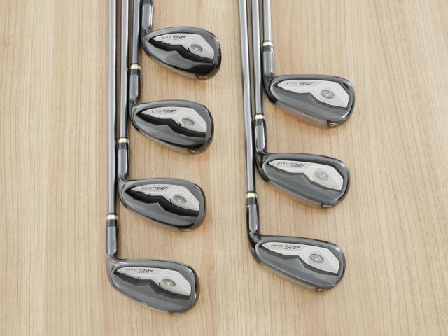 Iron set : Tsuruya : ชุดเหล็ก Tsuruya AXEL Gold Premium V (ออกปี 2023 ของใหม่ 7 หมื่นกว่าบาท หน้าเด้งสุดๆ ไกลสุดๆๆ) มีเหล็ก 7-Pw,Aw,As,Sw (7 ชิ้น ครบเซ็ต) ก้านกราไฟต์ Flex R