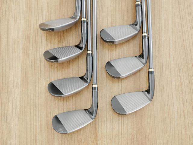 Iron set : Tsuruya : ชุดเหล็ก Tsuruya AXEL Gold Premium V (ออกปี 2023 ของใหม่ 7 หมื่นกว่าบาท หน้าเด้งสุดๆ ไกลสุดๆๆ) มีเหล็ก 7-Pw,Aw,As,Sw (7 ชิ้น ครบเซ็ต) ก้านกราไฟต์ Flex R