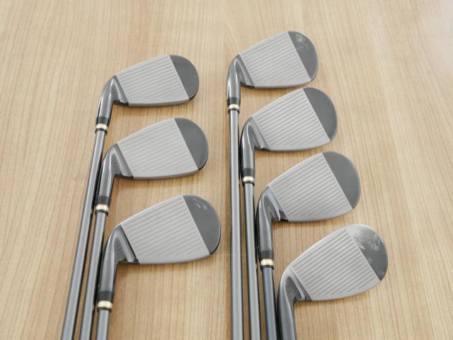 Iron set : Tsuruya : ชุดเหล็ก Tsuruya AXEL Gold Premium V (ออกปี 2023 ของใหม่ 7 หมื่นกว่าบาท หน้าเด้งสุดๆ ไกลสุดๆๆ) มีเหล็ก 7-Pw,Aw,As,Sw (7 ชิ้น ครบเซ็ต) ก้านกราไฟต์ Flex R