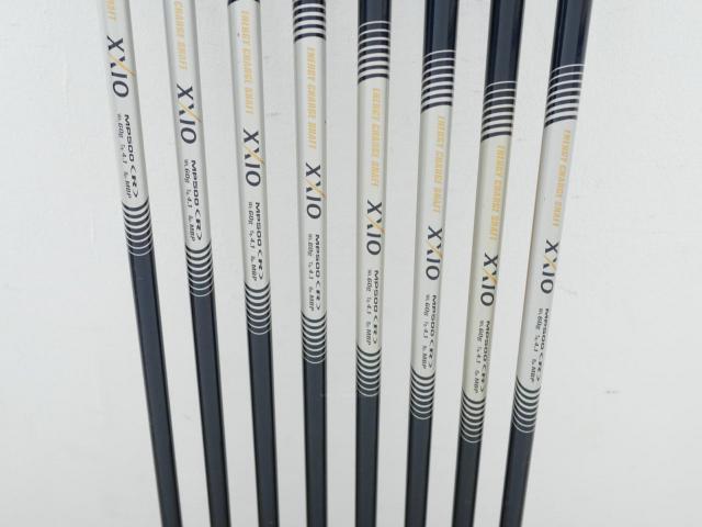 Iron set : XXIO : ชุดเหล็ก XXIO Impact Power Matching 5 มีเหล็ก 4-Pw,Sw (8 ชิ้น) ก้านกราไฟต์ MP-500 Flex R
