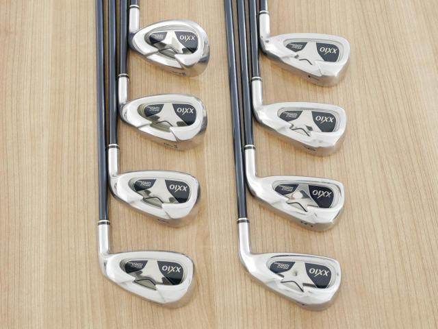 Iron set : XXIO : ชุดเหล็ก XXIO Impact Power Matching 5 มีเหล็ก 4-Pw,Sw (8 ชิ้น) ก้านกราไฟต์ MP-500 Flex R