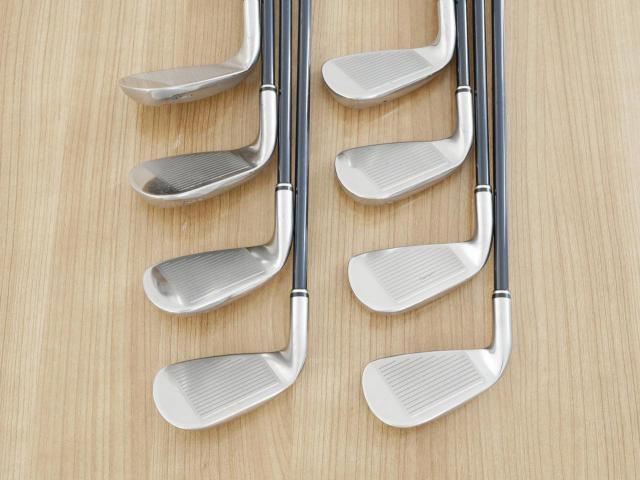 Iron set : XXIO : ชุดเหล็ก XXIO Impact Power Matching 5 มีเหล็ก 4-Pw,Sw (8 ชิ้น) ก้านกราไฟต์ MP-500 Flex R