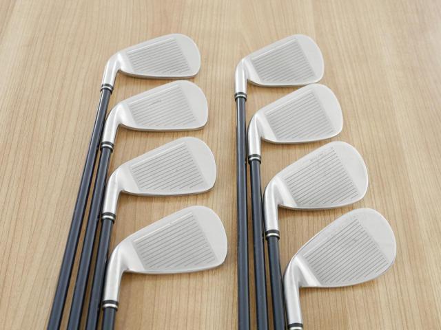Iron set : XXIO : ชุดเหล็ก XXIO Impact Power Matching 5 มีเหล็ก 4-Pw,Sw (8 ชิ้น) ก้านกราไฟต์ MP-500 Flex R