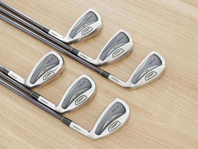 Iron set : Tsuruya : ชุดเหล็ก Tsuruya AXEL MM (ใบใหญ่) มีเหล็ก 5-Pw (6 ชิ้น) ก้านกราไฟต์ Flex R
