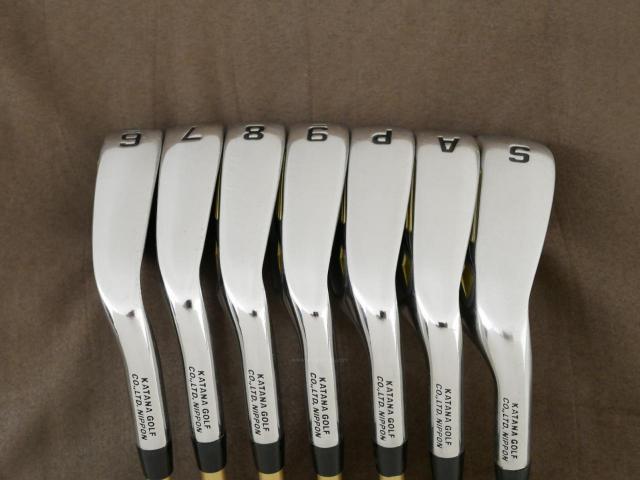 Iron set : Katana : ชุดเหล็ก Katana Sword ATC-589b (ปี 2017) มีเหล็ก 6-Pw,Aw,Sw (7 ชิ้น) ก้านกราไฟต์ Fujikura Speeder 589 Flex R