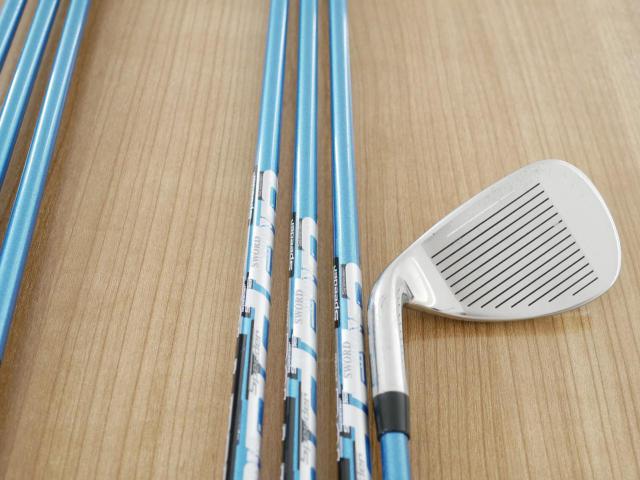 Iron set : Katana : ชุดเหล็ก Katana Sword GS-7 (หน้าเด้ง) มีเหล็ก 6-Pw,Aw,Sw (7 ชิ้น) ก้านกราไฟต์ Fujikura Speeder Five Flex R