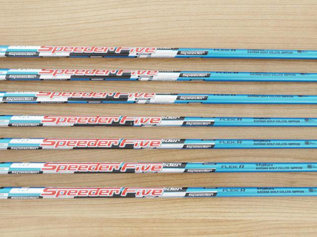 Iron set : Katana : ชุดเหล็กกระเทย Katana LX-770 มีเหล็ก 6-Pw,Aw,Sw (7 ชิ้น เบอร์ 6 ตีระยะเท่าเหล็ก 5 ปกติ) ก้านกราไฟต์ Fujikura Speeder Five Flex R