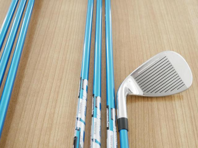 Iron set : Katana : ชุดเหล็กกระเทย Katana LX-770 มีเหล็ก 6-Pw,Aw,Sw (7 ชิ้น เบอร์ 6 ตีระยะเท่าเหล็ก 5 ปกติ) ก้านกราไฟต์ Fujikura Speeder Five Flex R