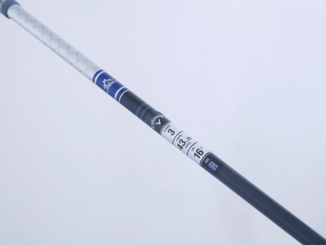 Fairway Wood : callaway : หัวไม้ 3 Callaway Paradym AI Smoke MAX FAST (ออกปี 2024 Japan Spec.) Loft 16 ก้าน Mitsubishi TENSEI 40 Flex R