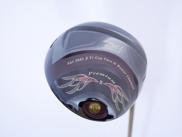 Driver : Tsuruya : Tsuruya AXEL Gold Premium II (รุ่นปี 2017 ตัวท๊อป หน้าเด้งสุดๆ COR 0.86 ของใหม่ 4 หมื่น) Loft 10.5 Flex R