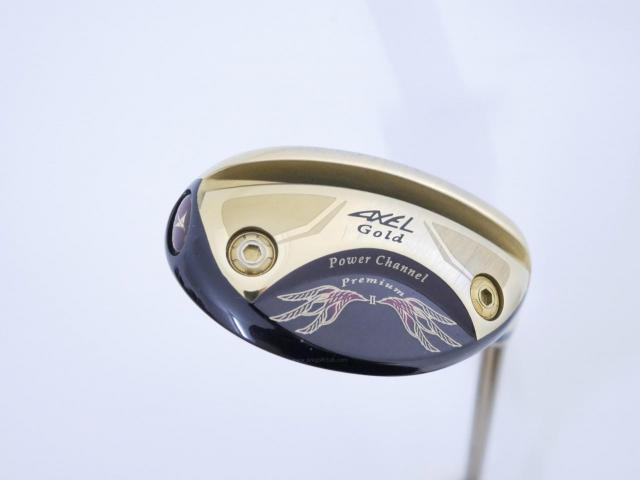 Fairway Wood : Tsuruya : ไม้กระเทย Tsuruya AXEL Gold Premium II (รุ่นท๊อปสุด หายากมาก) Loft 20 Flex R