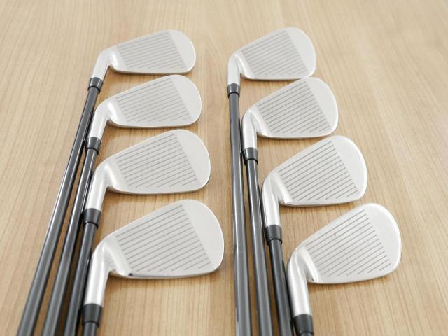 Iron set : Callaway : ชุดเหล็ก Callaway Paradym Ai Smoke HL (ออกปี 2024 ตีง่ายมาก ไกล Japan Spec.) มีเหล็ก 6-Pw,Aw,Gw,Sw (8 ชิ้น) ก้านกราไฟต์ Mitsubishi TENSEI 50 Flex R