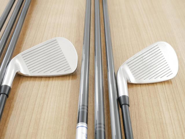 Iron set : Callaway : ชุดเหล็ก Callaway Paradym Ai Smoke HL (ออกปี 2024 ตีง่ายมาก ไกล Japan Spec.) มีเหล็ก 6-Pw,Aw,Gw,Sw (8 ชิ้น) ก้านกราไฟต์ Mitsubishi TENSEI 50 Flex R