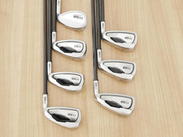 Iron set : PRGR : ชุดเหล็ก PRGR AS302 (ใบใหญ่ ตีง่าย) มีเหล็ก 5-Pw,Sw (7 ชิ้น) ก้านกราไฟต์ Flex R