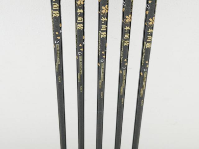 Iron set : Other Brand : ชุดเหล็ก Mutsumi Honma Full Titanium (ตีง่าย ไกลมาก) มีเหล็ก 6-Pw (5 ชิ้น) ก้านกราไฟต์ Flex R