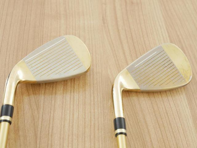 Iron set : Katana : ชุดเหล็ก Katana Voltio IV G Series I Gold (ออกปี 2016) มีเหล็ก 6-Pw,Aw,Sw (ครบเซ็ต 7 ชิ้น เหล็กยาวเป็นกระเทย) ก้านกราไฟต์ Tour AD 400 Flex R