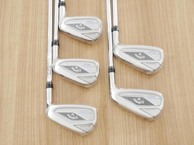 Iron set : Callaway : **ของใหม่ ยังไม่แกะพลาสติก** ชุดเหล็ก Callaway Paradym Ai Smoke Max Fast (ออกปี 2024 ตีง่ายมาก ไกล Japan Spec.) มีเหล็ก 6-Pw (5 ชิ้น) ก้านเหล็ก NS Pro ZELOS 7 Flex R
