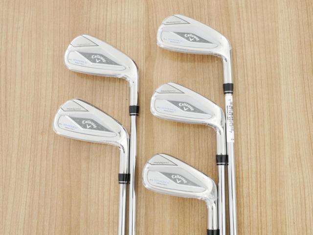 Iron set : Callaway : **ของใหม่ ยังไม่แกะพลาสติก** ชุดเหล็ก Callaway Paradym Ai Smoke Max Fast (ออกปี 2024 ตีง่ายมาก ไกล Japan Spec.) มีเหล็ก 6-Pw (5 ชิ้น) ก้านเหล็ก NS Pro ZELOS 7 Flex R
