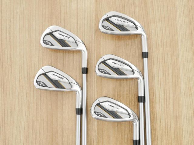 Iron set : Callaway : ชุดเหล็ก Callaway Mavrik (ปี 2020 ตีง่าย ไกลมากๆ) มีเหล็ก 6-Pw (5 ชิ้น) ก้านกราไฟต์ Mitsubishi Diamana 50 Flex S
