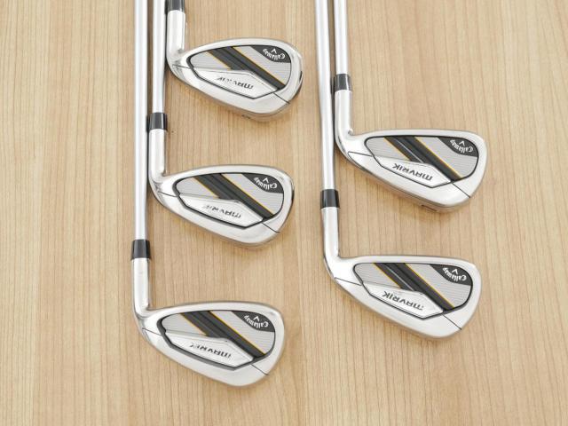Iron set : Callaway : ชุดเหล็ก Callaway Mavrik (ปี 2020 ตีง่าย ไกลมากๆ) มีเหล็ก 6-Pw (5 ชิ้น) ก้านกราไฟต์ Mitsubishi Diamana 50 Flex S