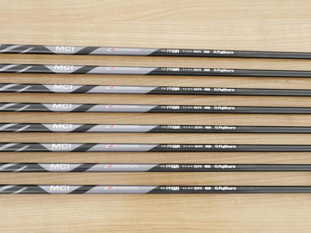 Iron set : PRGR : ชุดเหล็ก PRGR 05 Forged (รุ่นปี 2023) มีเหล็ก 6-Pw,Aw,52,57 (8 ชิ้น) ก้านกราไฟต์ Fujikura MCI Flex SR