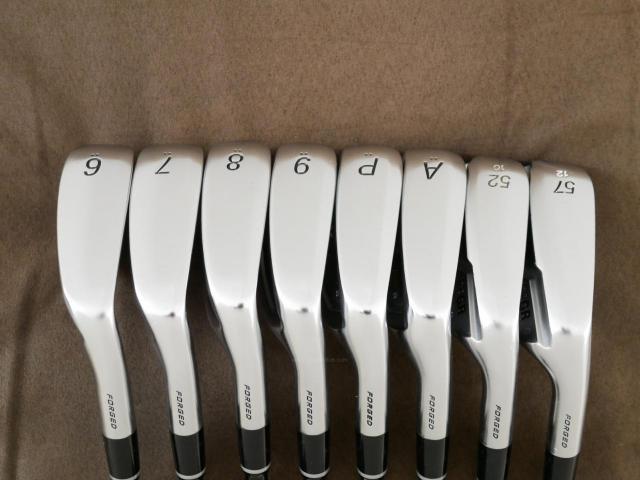 Iron set : PRGR : ชุดเหล็ก PRGR 05 Forged (รุ่นปี 2023) มีเหล็ก 6-Pw,Aw,52,57 (8 ชิ้น) ก้านกราไฟต์ Fujikura MCI Flex SR