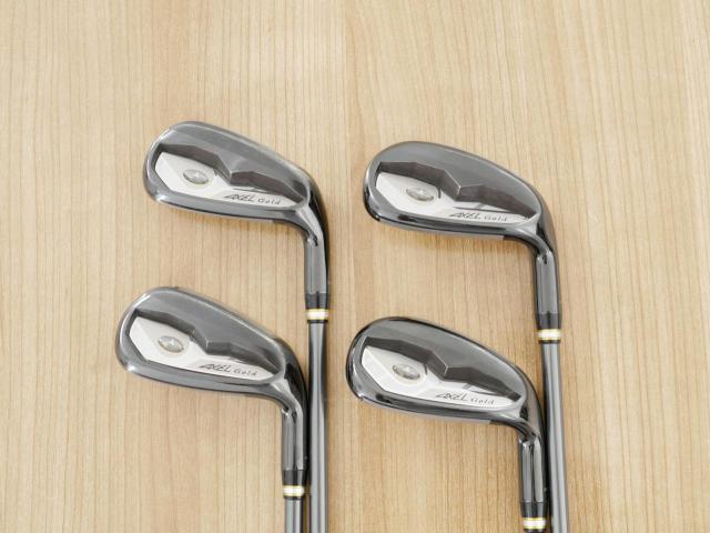 Iron set : Tsuruya : ชุดเหล็ก Tsuruya AXEL Gold Premium V (ออกปี 2023 ของใหม่ 7 หมื่นกว่าบาท หน้าเด้งสุดๆ ไกลสุดๆๆ) มีเหล็ก 7-Pw (4 ชิ้น) ก้านกราไฟต์ Flex R