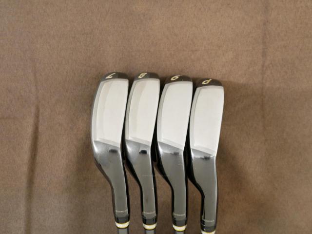 Iron set : Tsuruya : ชุดเหล็ก Tsuruya AXEL Gold Premium V (ออกปี 2023 ของใหม่ 7 หมื่นกว่าบาท หน้าเด้งสุดๆ ไกลสุดๆๆ) มีเหล็ก 7-Pw (4 ชิ้น) ก้านกราไฟต์ Flex R