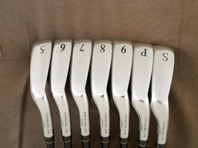 Iron set : Katana : ชุดเหล็ก Katana Snipe Iron GS-1 มีเหล็ก 5-Pw,Sw (7 ชิ้น) ก้านกราไฟต์ Flex R