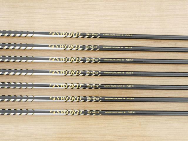 Iron set : Katana : ชุดเหล็ก Katana Snipe Iron GS-1 มีเหล็ก 5-Pw,Sw (7 ชิ้น) ก้านกราไฟต์ Flex R